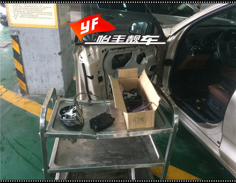 宝马5系GT后减震气袋漏气，主驾驶位电吸门失效，更换气袋及门锁机-图片5