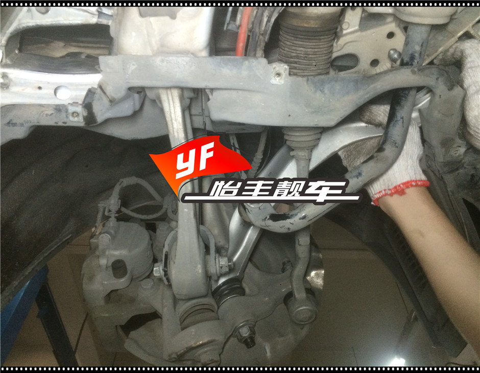 宝马520底盘异响 下摆臂松动 更换下摆臂-图片4