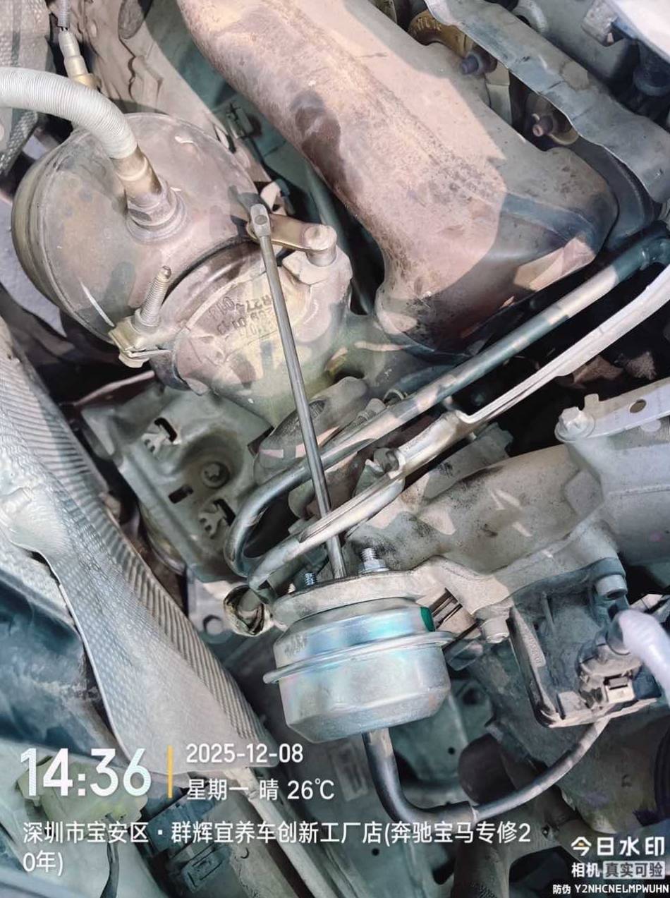 奔驰GLC300维修记录:高速失速无力?涡轮增压系统故障排查