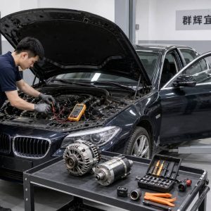 宝马 520Li 更换发电机工时服务