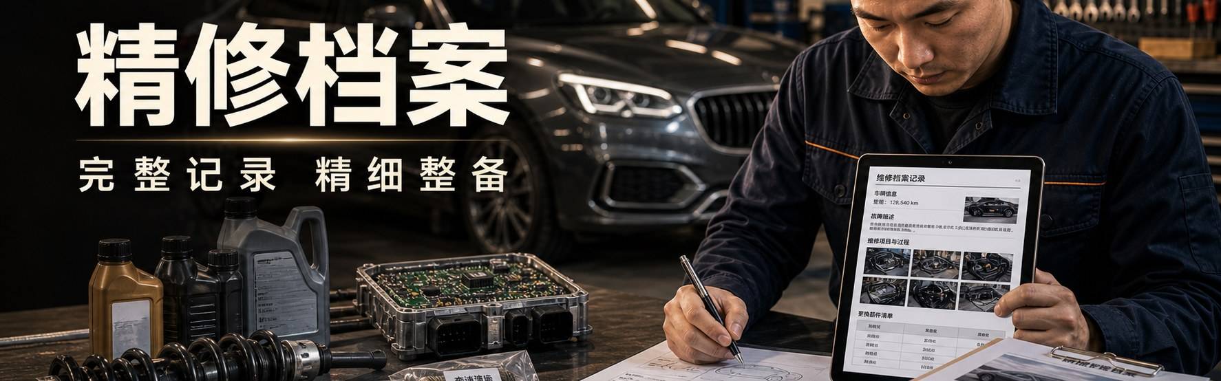 精修档案，完整记录精细整备
