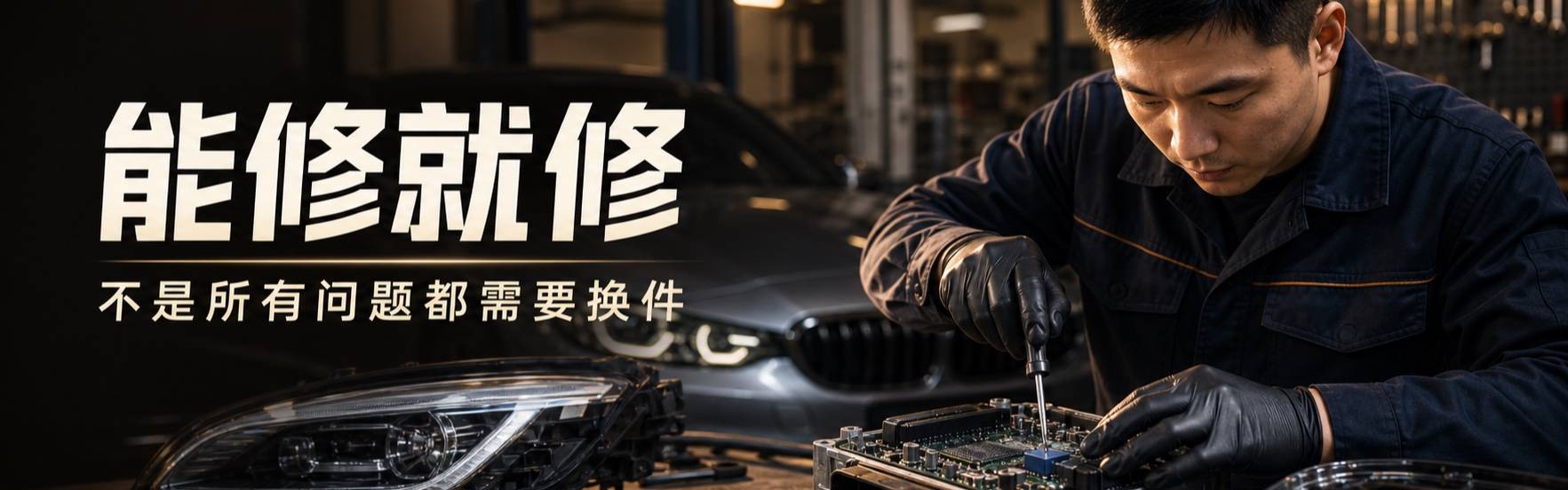 能修就修，不是所有问题都需要换件