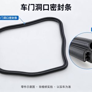 车门洞口密封条零件示意图(非维修实拍)