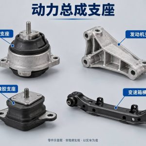 动力总成支座零件示意图（非维修实拍）