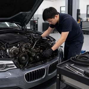 宝马 520Li（F18）N20 更换皮带及涨紧器工时服务