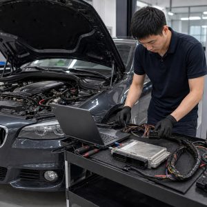 宝马 520Li（F18）N20 更换发动机电子控制单元ECU工时服务